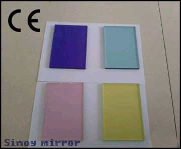 3-6mm double coated decorative lacobel glass