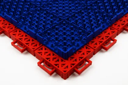 Outdoor an indoor easy install tennis court flooring