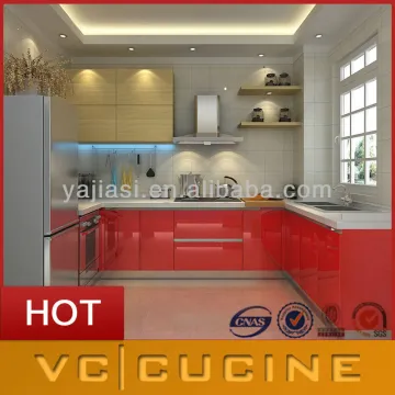 High gloss lacquer suzhou cabinetry for kitchen