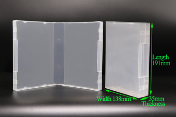 WEISHENG 35mm Square Transparent Plastic Box Stamp Storage Case Standard Cases PP Boxes Multifucntion