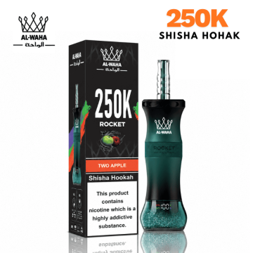 Al-Waha Rocket Shisha Hookah 250K Vaper Disposables