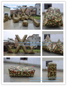New Camouflage 45 Sup Inflatable Air Paintball Bunkers