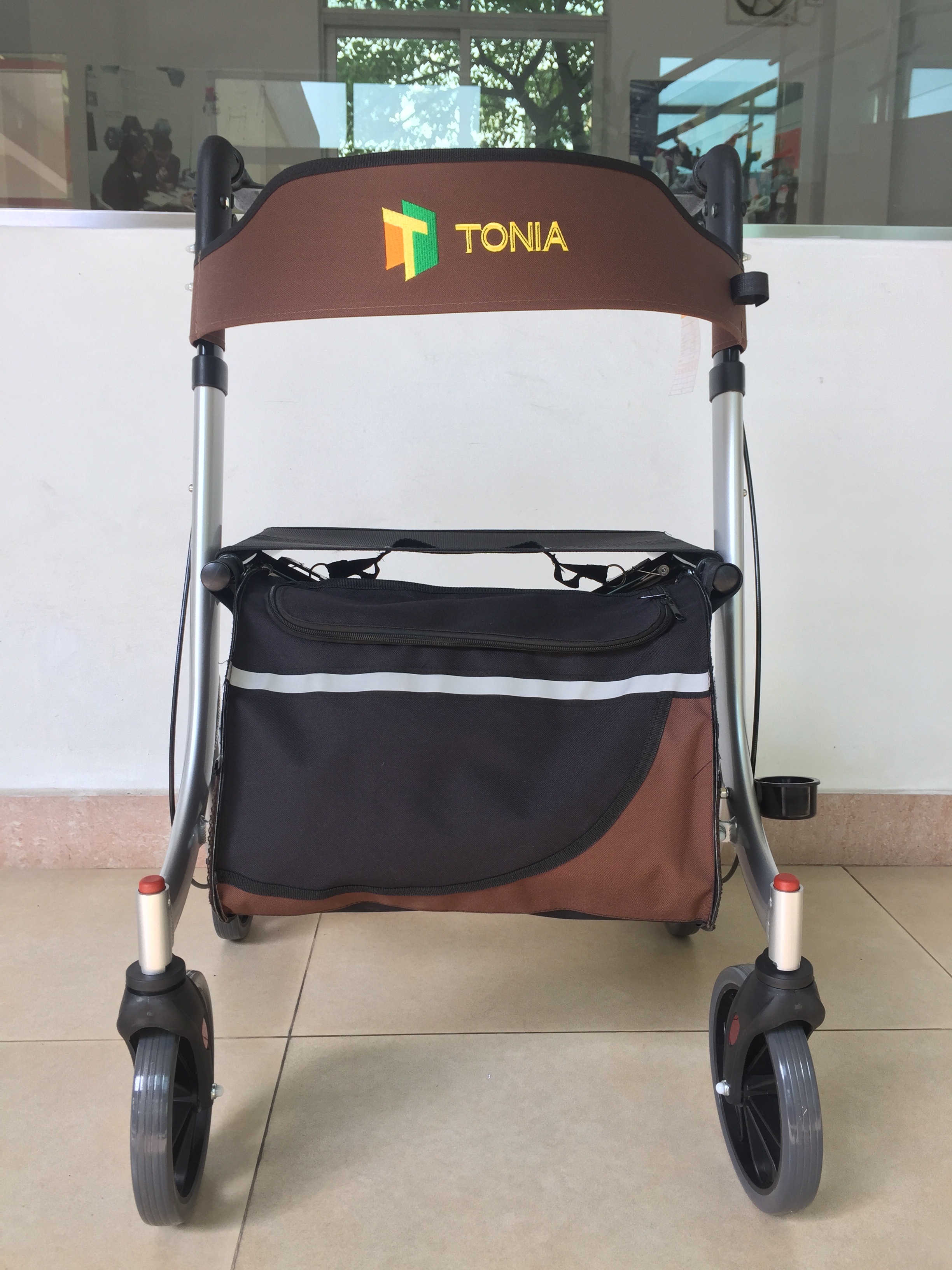 Tonia Lightweight Medical Walker Rollator Tra11 Silver