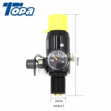 Paintball Co2 & Compress Air Regulator 0-200psi