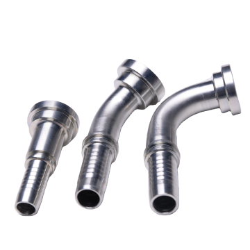 Fast Shipping Zhuji Factory Hydraulic Hose Fittings 90 Degree Elbow SAE Flange 6000 PSI