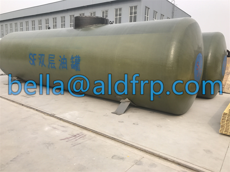 SF double wall Fiberglass underground petrol diesel tanks