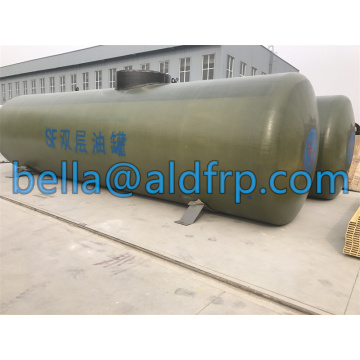 SF double wall Fiberglass underground petrol diesel tanks