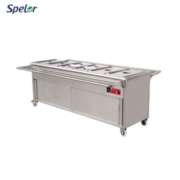 Electric Soup Heater: International Popular Style Bain Marie Stainless Steel Soup Warmer