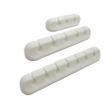 3-Piece Flexible Phone Wire Holder - Silicone USB Cable Organizer with Self-Adhesive