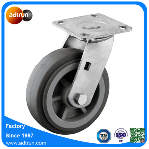 Swivel Plate Heavy Duty PU Trolley Wheels