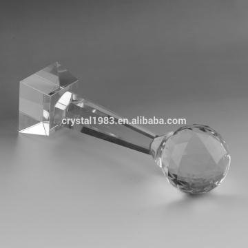 Crysta plaques with black crystal base business crystal abrasive blasting award manufacturers