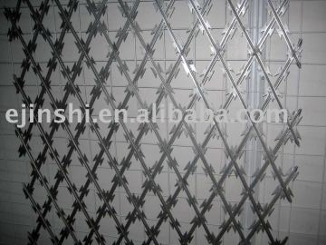 razor wire fence panel/razor barbed wire fence/razor wire