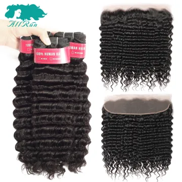 10A Private Label Hair ,13x4 Natural Color Swiss Lace 100% Brazilian Virgin Human Double Weft Hair Deep Wave 8"-20" Lace Frontal
