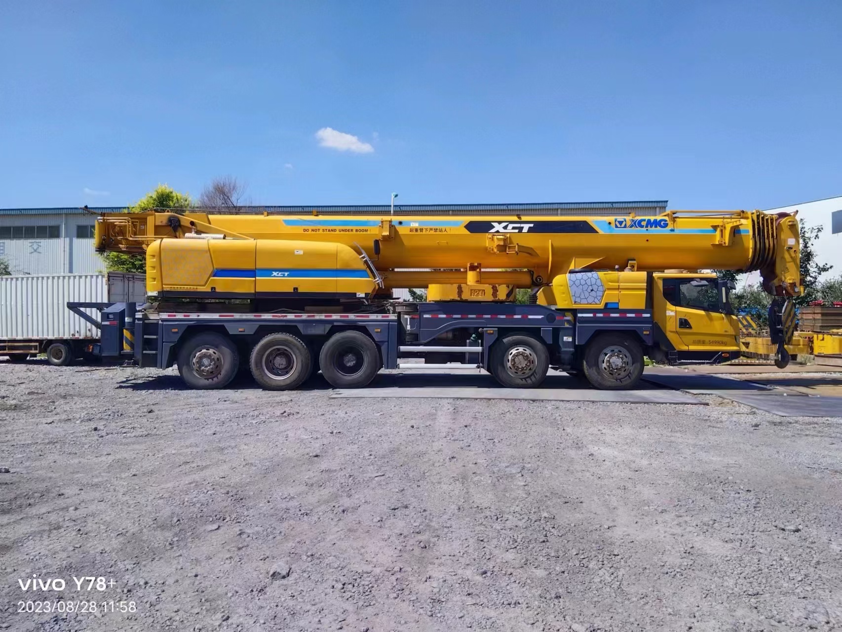 truck crane xct110 was manufactured in 2018 truck crane xct110 was manufactured in 2018