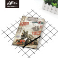 Stile da viaggio vintage personalizzato carino a5 blboard rilegatura a foglie sciolte diario con copertina rigida