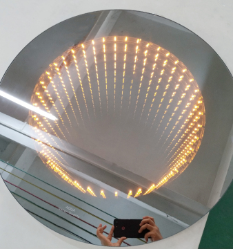 Smart Makeup Mirror LED Round 3D Infinity Tunnel