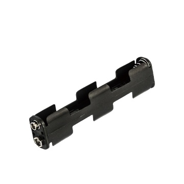 Support de batterie en plastique noir AA et moteur de recherche de boîtier de boîtier
