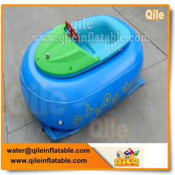 Inflatable Hand Paddle Boat Water Floating Game Kids Toy Boat