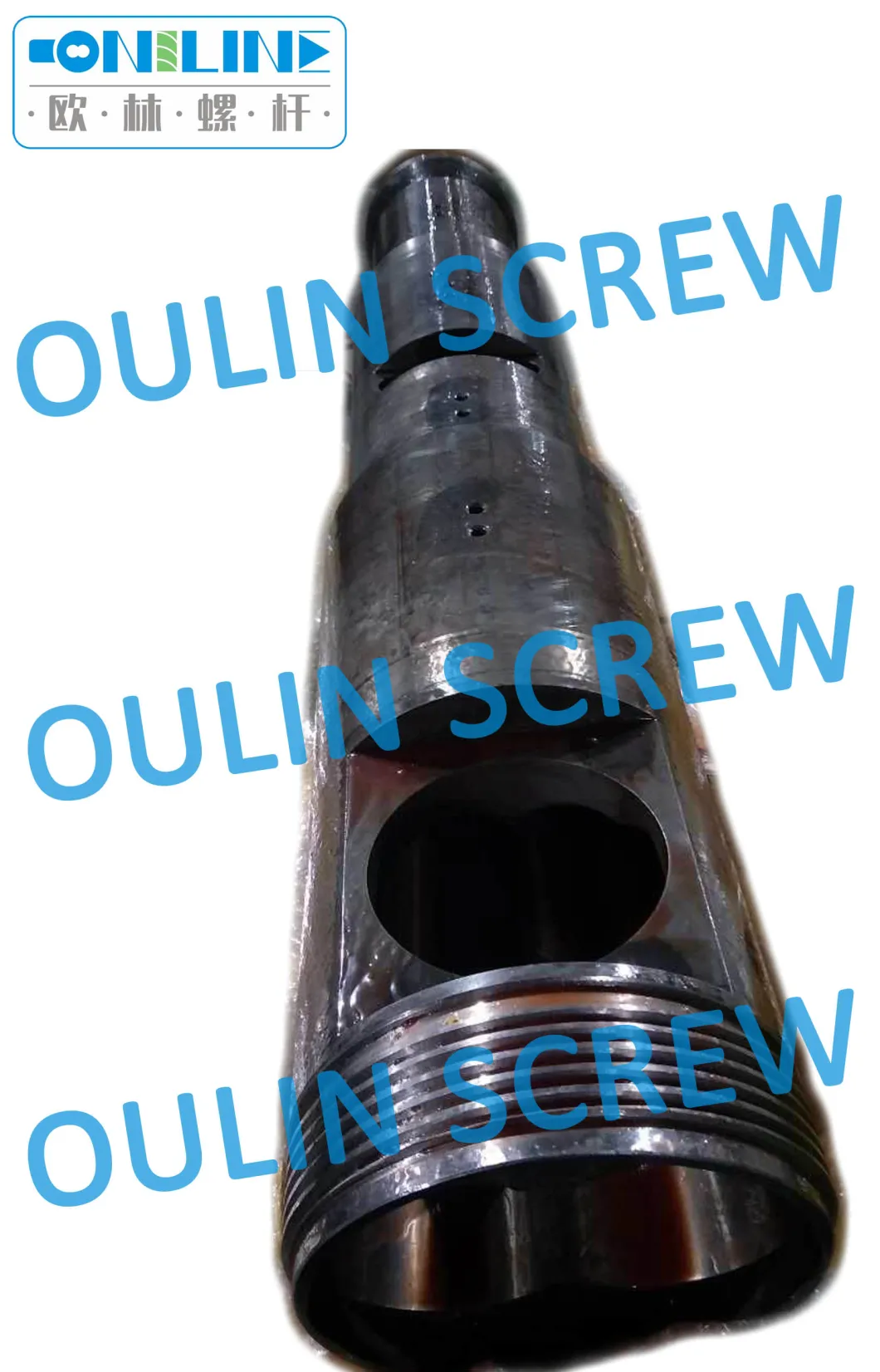 Bimetal Quality Twin Conical Screw and Barrel for PE Wood Plastic