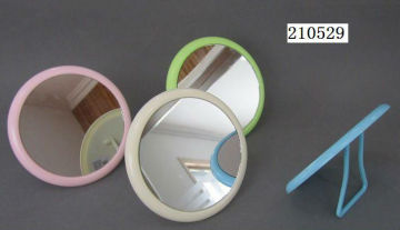 Stand makeup cosmetic mirror with frame
