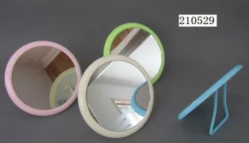 Stand makeup cosmetic mirror with frame