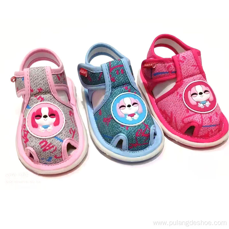 Wholesales Baby shoes Girls sandals with sound