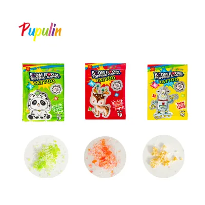 Fruit Flavor Cola Magic Rocks Popping Candy