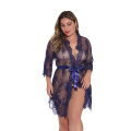 Femmes Lingerie Robe Lace Kimono