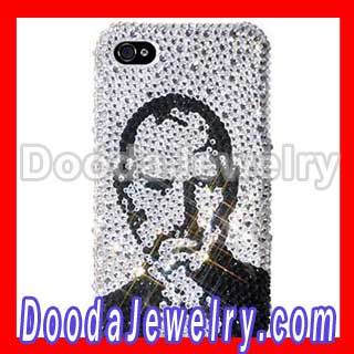 Cheap Swarovski Crystal Iphone 5 Case With A Steve Jobs Wholesale 