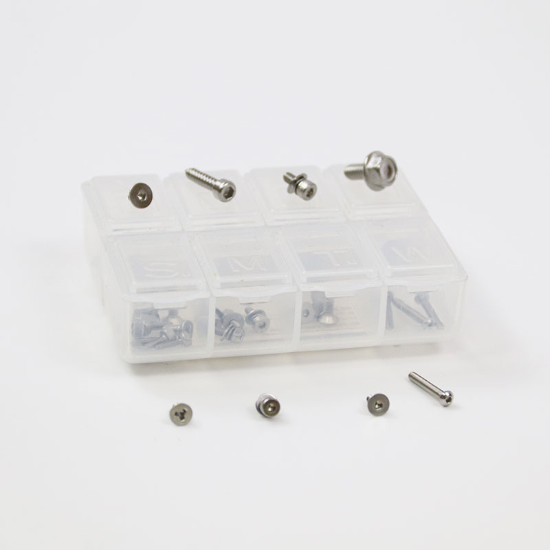 Screws With Plastic Box