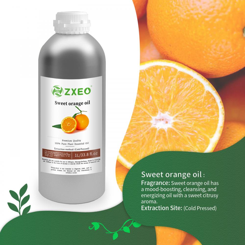 Aceite de naranja dulce natural 100% puro para que la fabricación de alimentos fragancia esencial fragancia aceite de naranja dulce