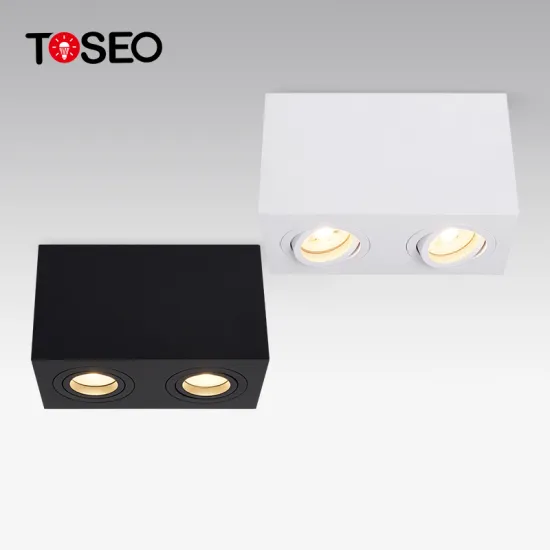 Adjustable 25 Degree Rectangle Modern LED Ceiling Downlight with Front Bulb Replacement Option