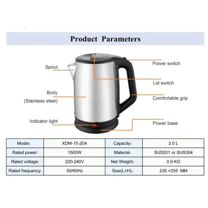 Electric Pour Over Stainless Steel Kettle Prices