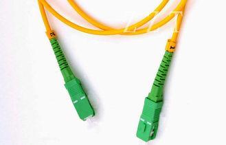 LAN ROHS Fiber Optic Patch Cord End-Face Geometric For Test