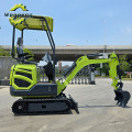 Euro 5 Emission 1.2Ton Hydraulic Mini Excavator