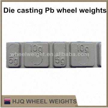 pb adhesive wheel balance weight die casting