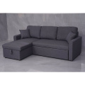 Letto futon in tessuto tira convertibile