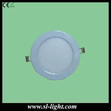 White Painted Round LED Panel Light