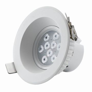 Commercial Matt White Led Octopus Downlights With Lextar High Lumen Chips