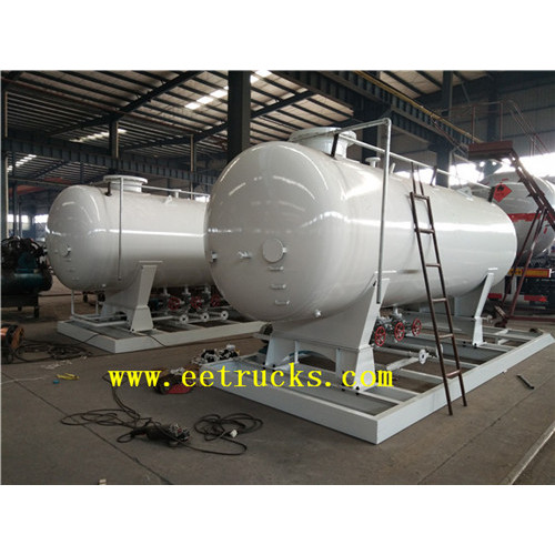 40cbm 20ton Skid Mounted LPG Filling Plants