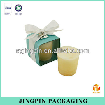 2014 latest design square cute candle paper box