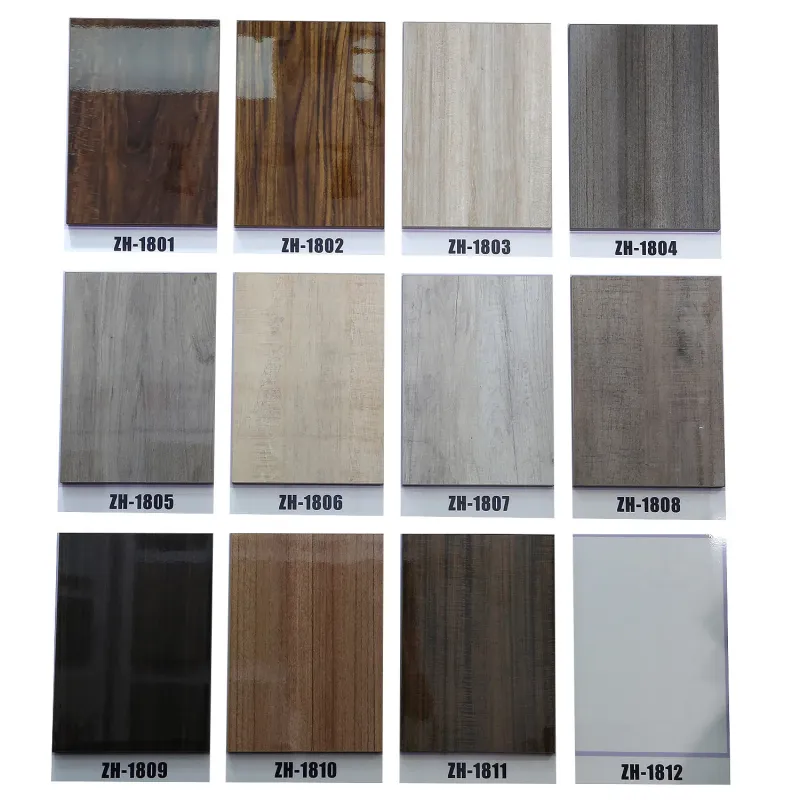 High Glossy White UV Melamine MDF Board for Cabinets (ZH977)