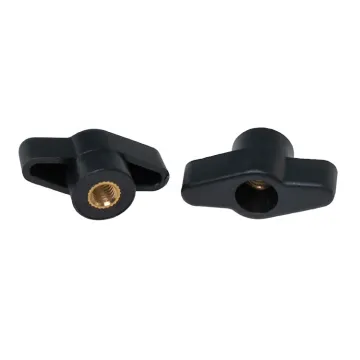 China Supplier Black Plastic Wing T Knob Nut
