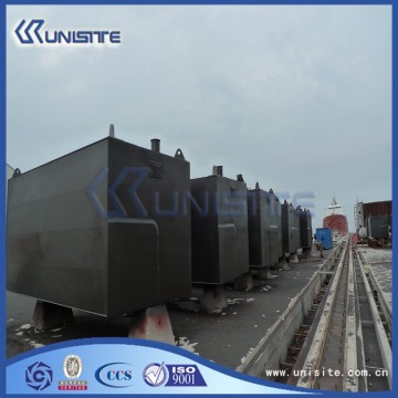 marine construction with pontoon for pump(USA1-016)