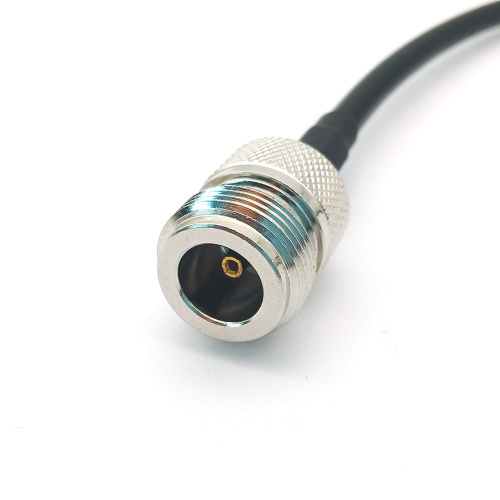 Straight Bulkhead Female N-Type Coaxial Cable Connector