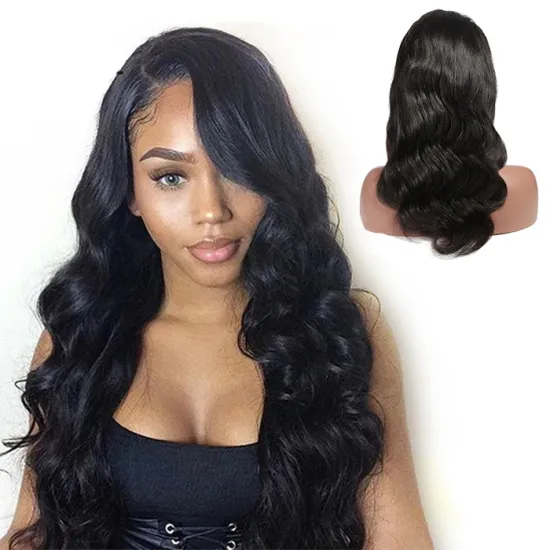 Cheap Raw Virgin Cuticle Aligned Brazilian Human Hair Wigs,HD Transparent Lace Front Wig With Baby Hair For Black Women