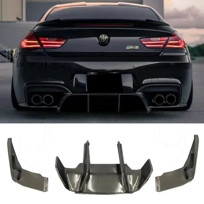FD Style M6 F13 Rear Diffuser - Carbon Fiber Diffuser for BMW M6 6 Series