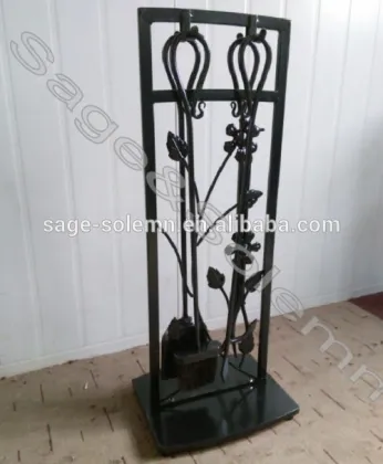 Wrought Iron Fireplace Tool Sets