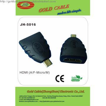 HDMI  D  Adapter  Male to A  Adapter Female