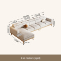 Maxky Nordic Log Wind Fabric Sofa Combination